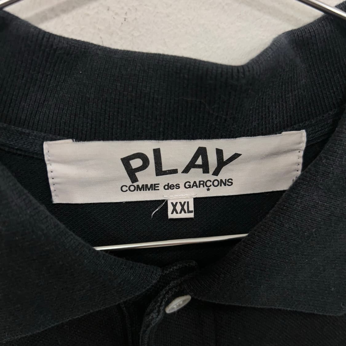 꼼데가르송 시그니처 하트로고 PK 반팔 카라티 상품이미지3