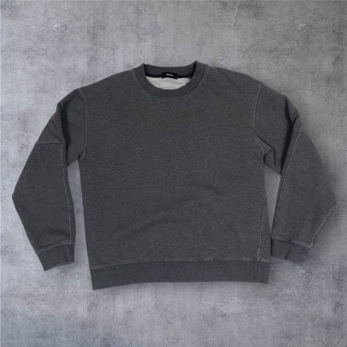 띠어리 Theory 차콜 맨투맨 트레이닝 조거팬츠 세트 M 상품이미지2