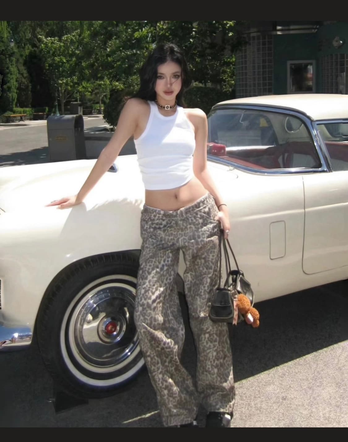 [에스트렐라스] vintage leopard casual pants S 상품이미지1