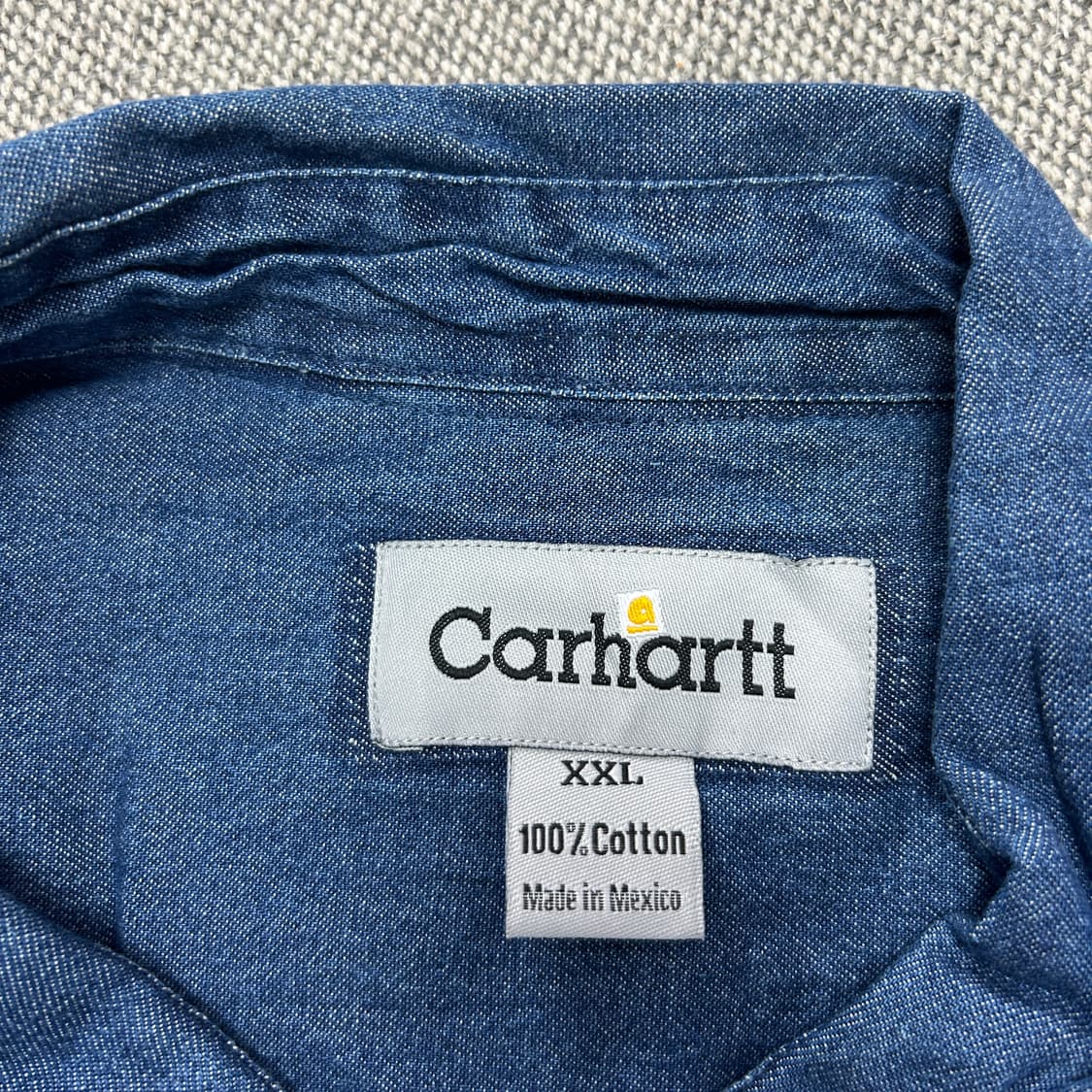 칼하트 페이딩 리메이크 데님셔츠(2XL) 상품이미지6