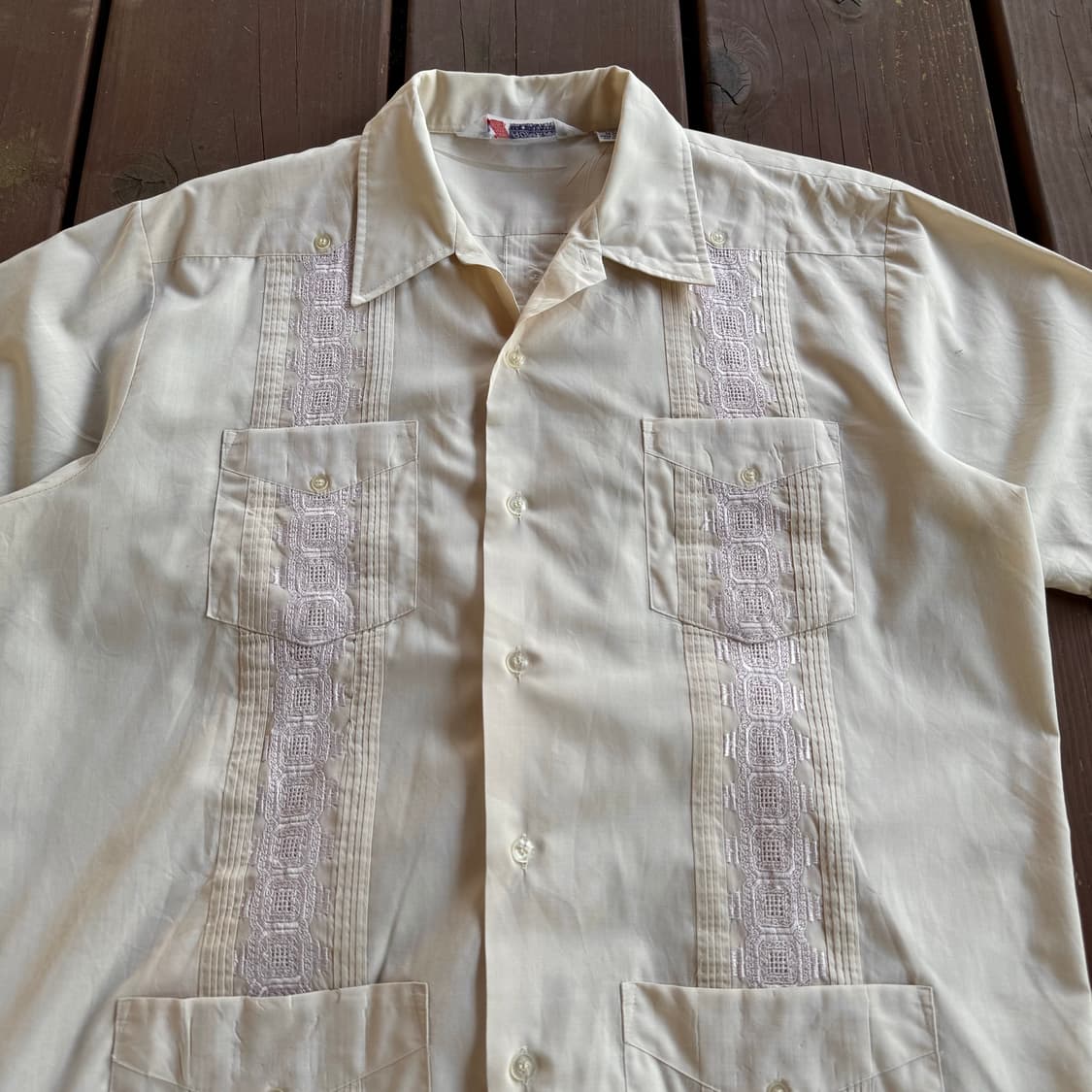 70s 빈티지 구아야베라 셔츠 (L)  상품이미지2