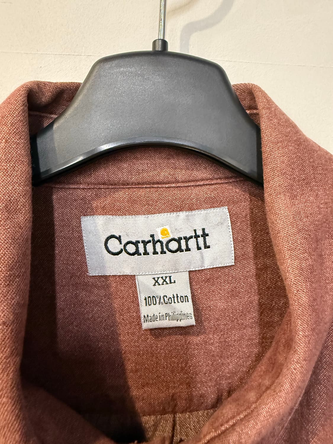 칼하트 레드브라운 긴팔셔츠 상품이미지3