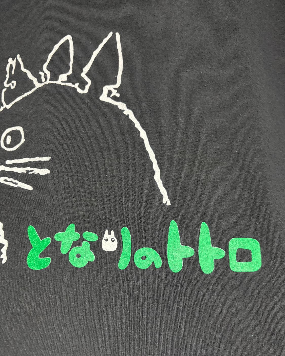 빈티지 00s Ghibli Totoro 즈브리 토토로 애니 티셔츠 상품이미지4