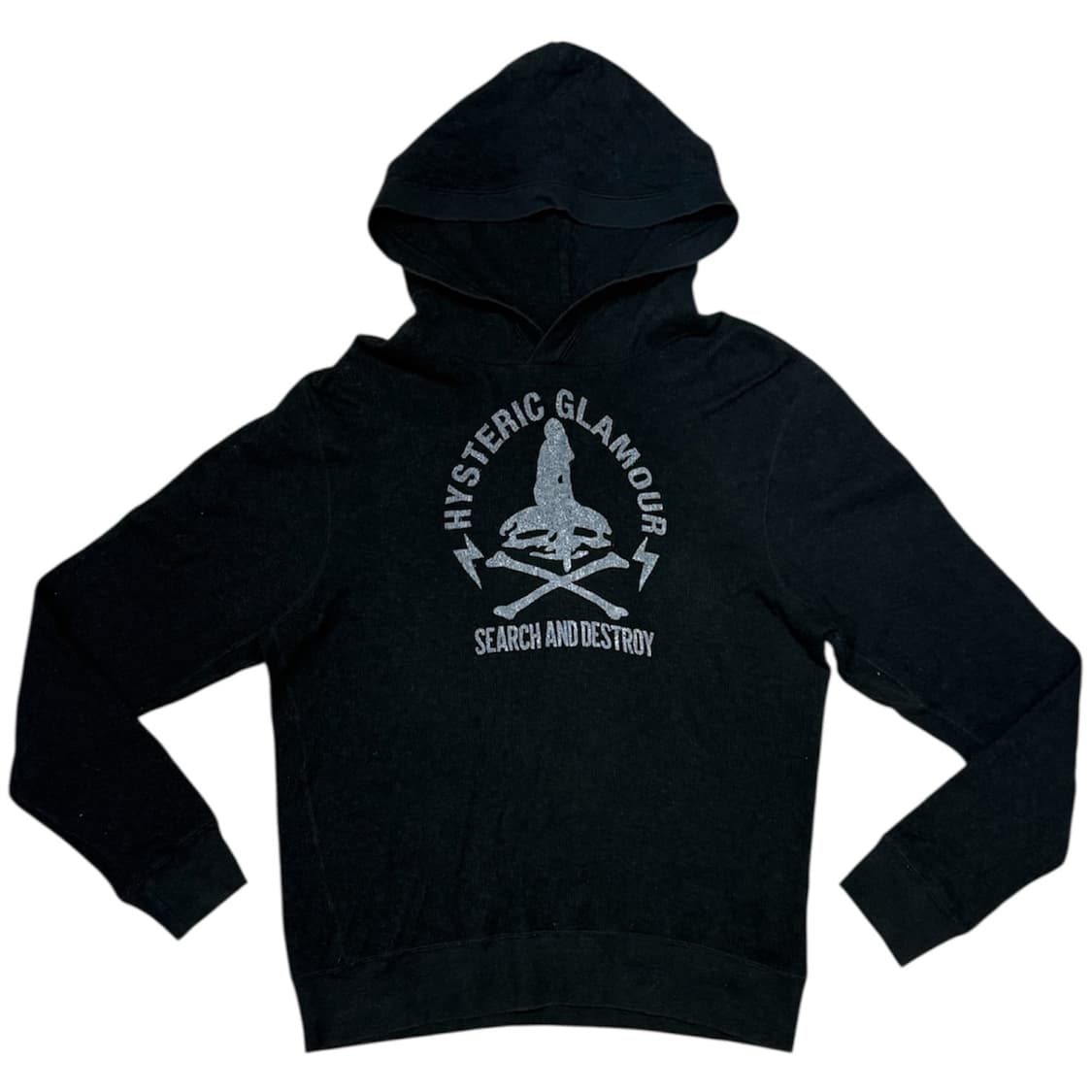 히스테릭 글래머 아카이브 히스걸 와플 니트 후드티 상품이미지1