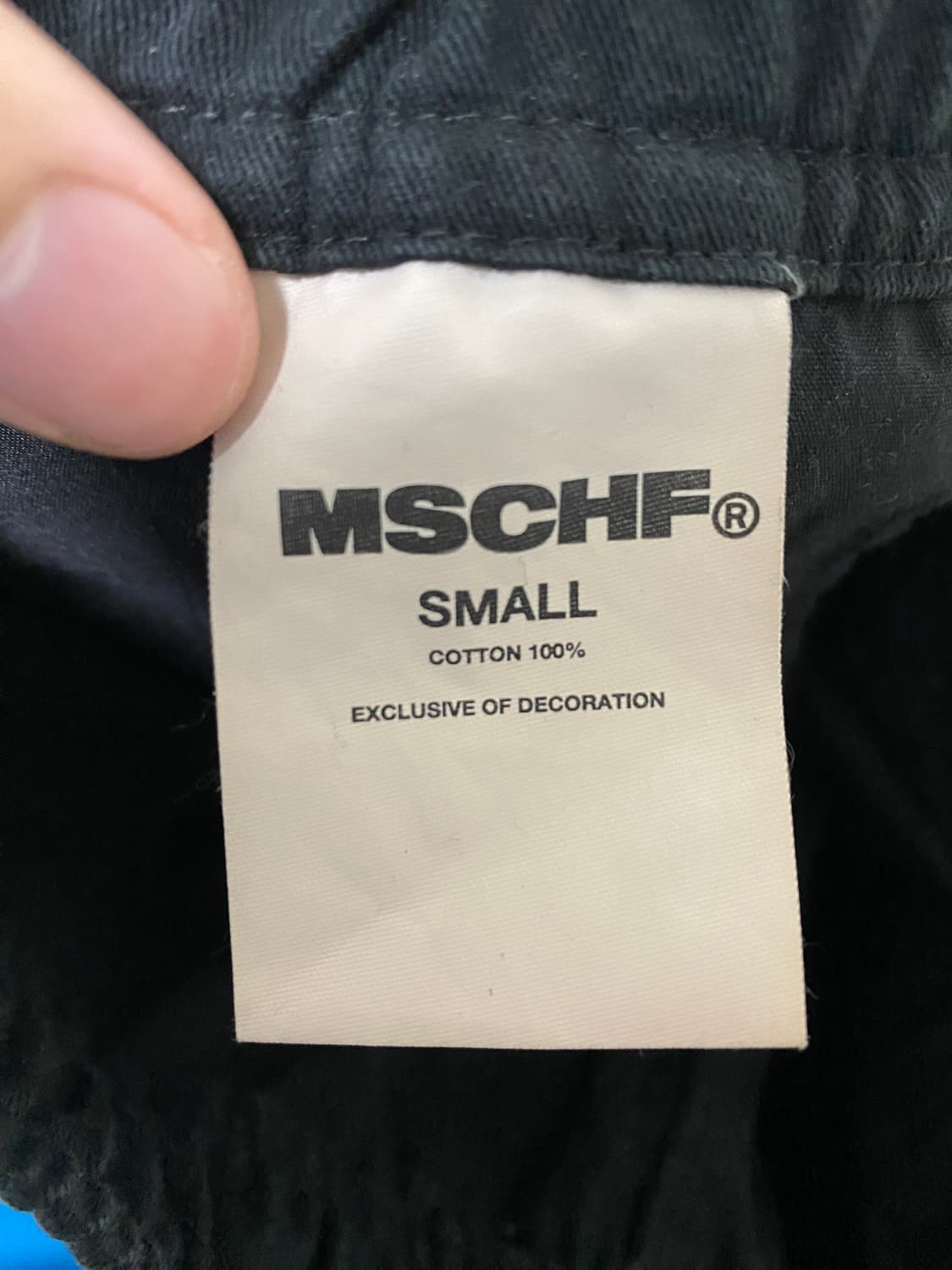 미스치프 배기 카고 팬츠 블랙 S 상품이미지3