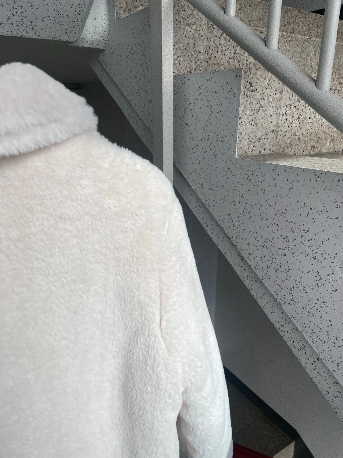  eco-fur quilted jacket 상품이미지4