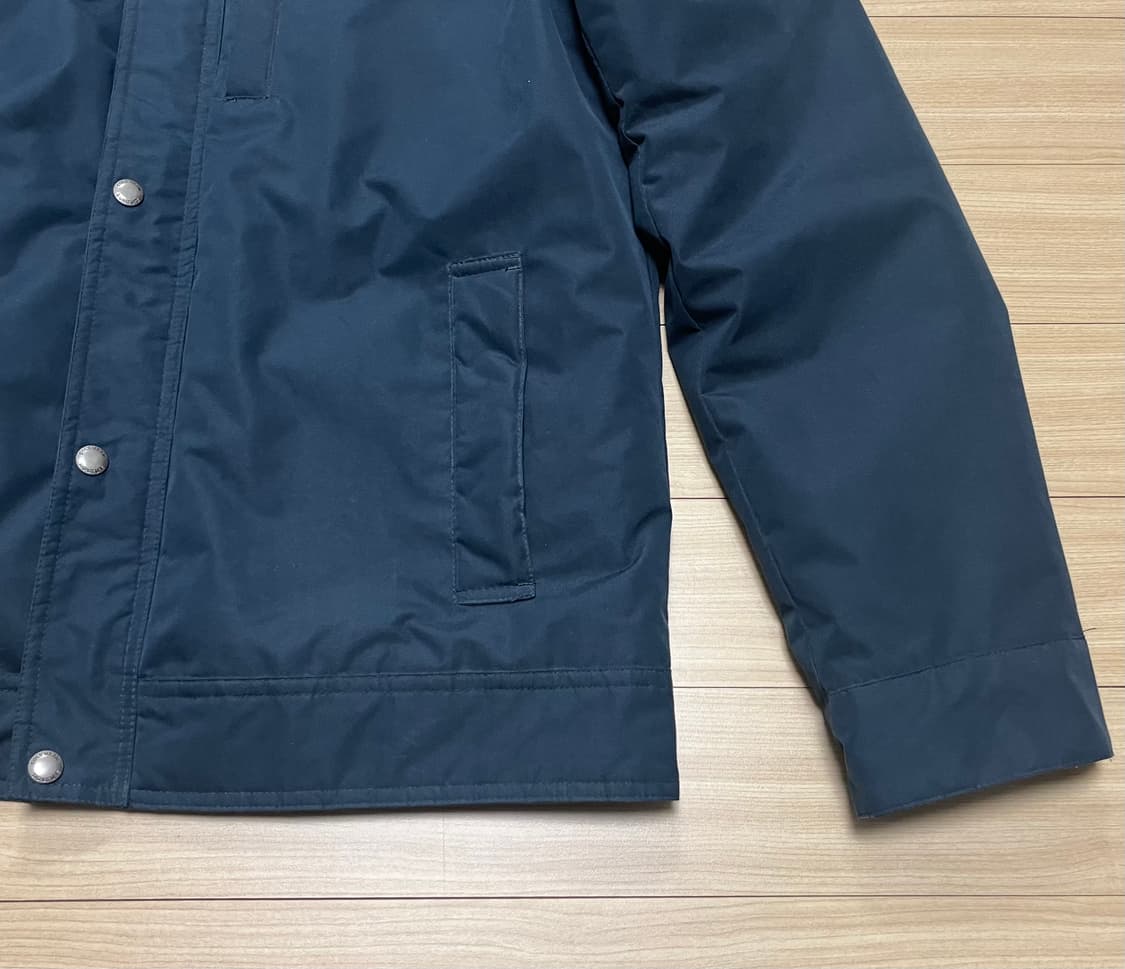 [M] 콜한 코듀로이카라 헌팅 패딩 자켓 네이비 상품이미지4