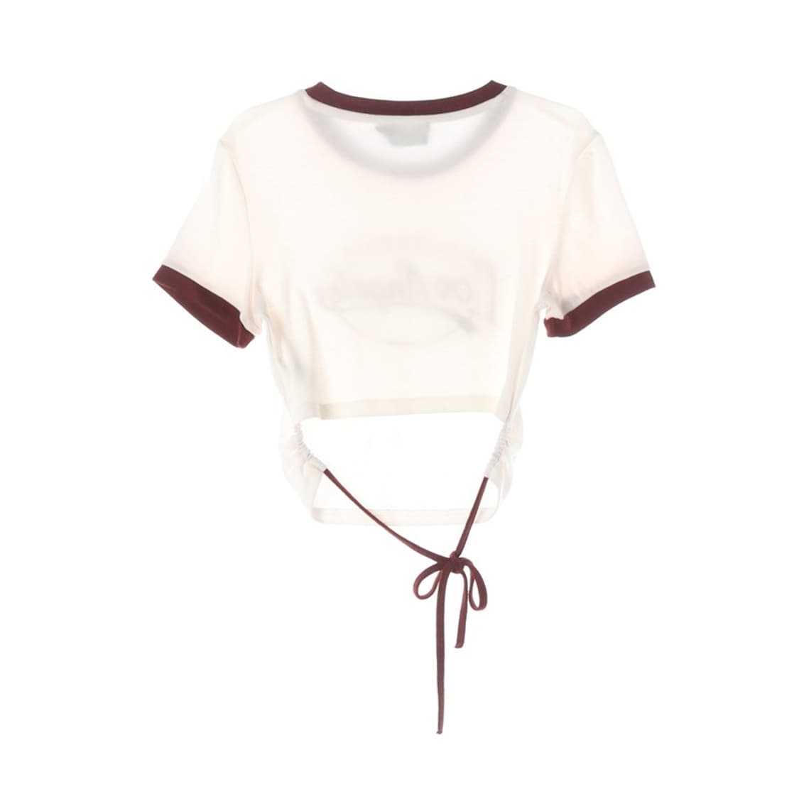 CIDER 캘리포니아 LA 링거 크롭 티셔츠 S 상품이미지2