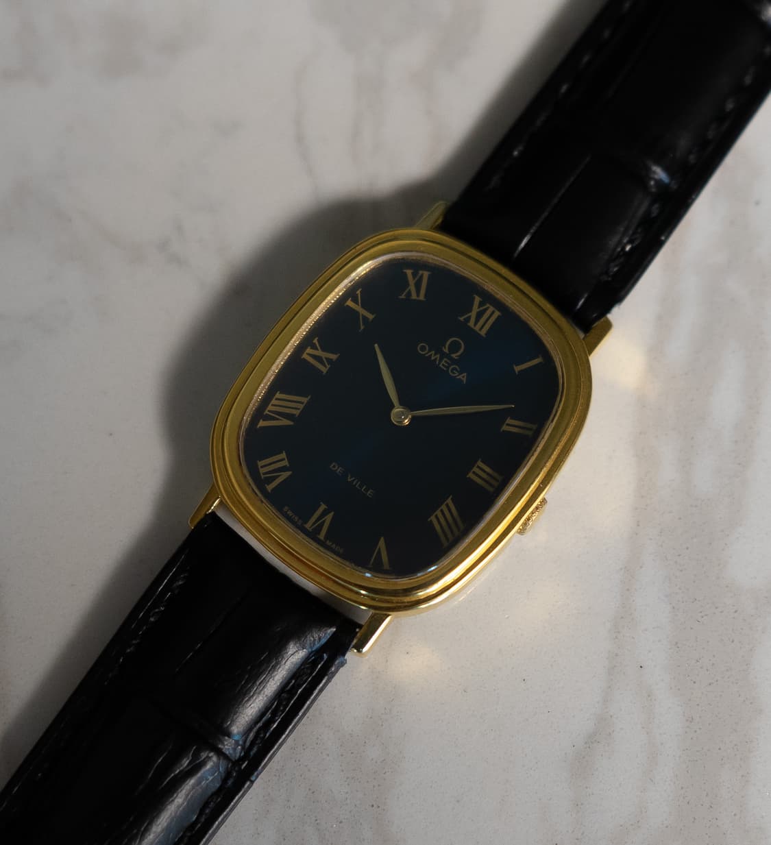 오메가 엘립스 네이비 빈티지 수동 시계 상품이미지2