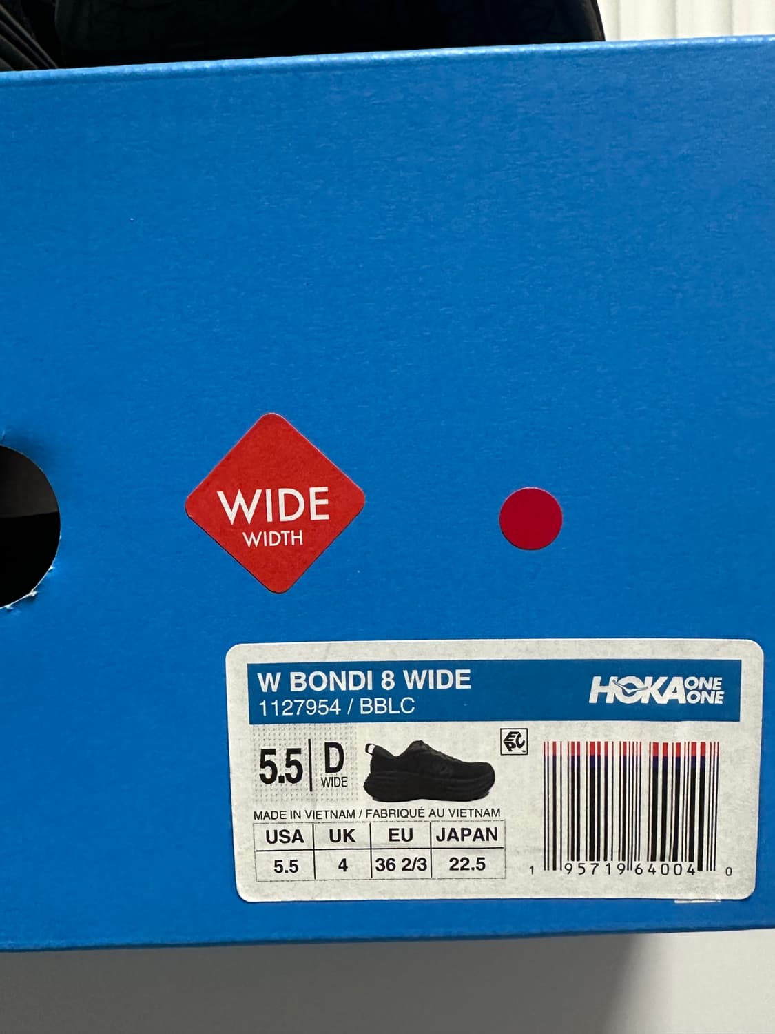 호카 W 본디 8 와이드 BONDI 8 WIDE (225) 상품이미지9