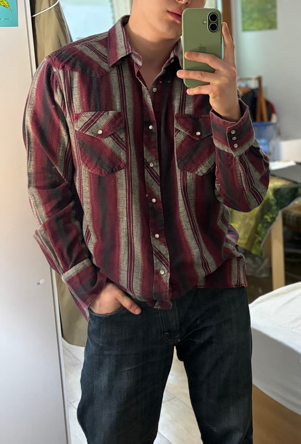 XL) 랭글러 웨스턴 셔츠 상품이미지7