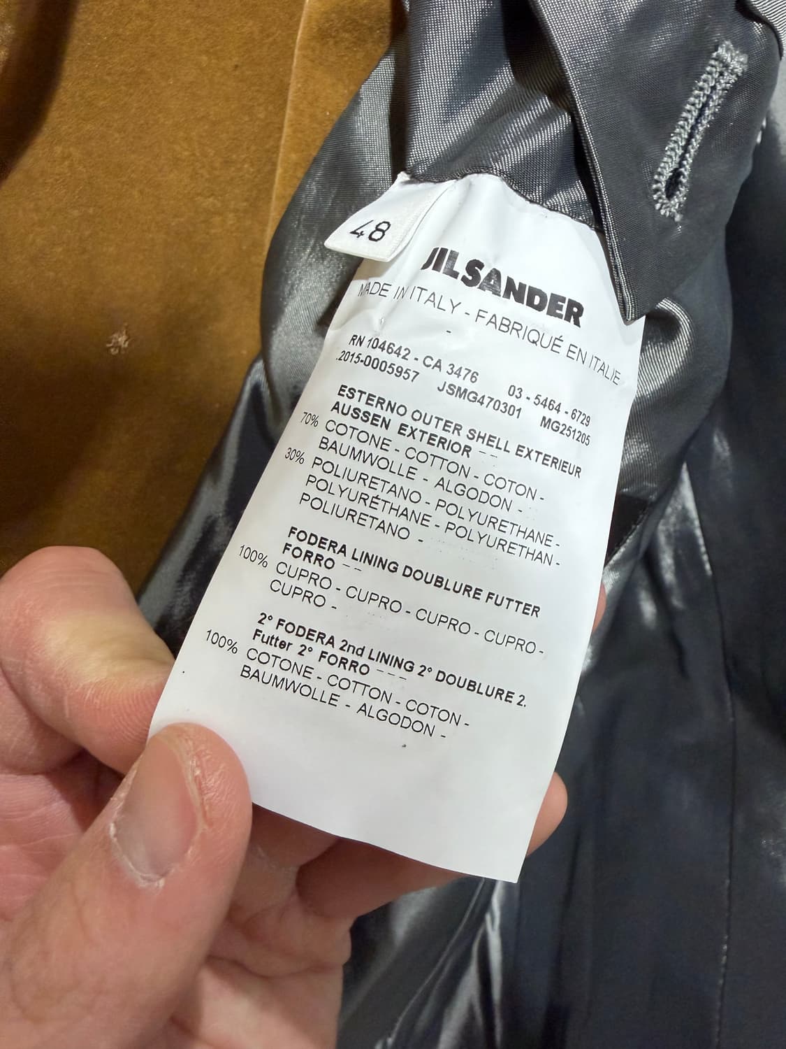 질샌더 질샌더자켓 질샌더코트 트렌치코트  상품이미지5