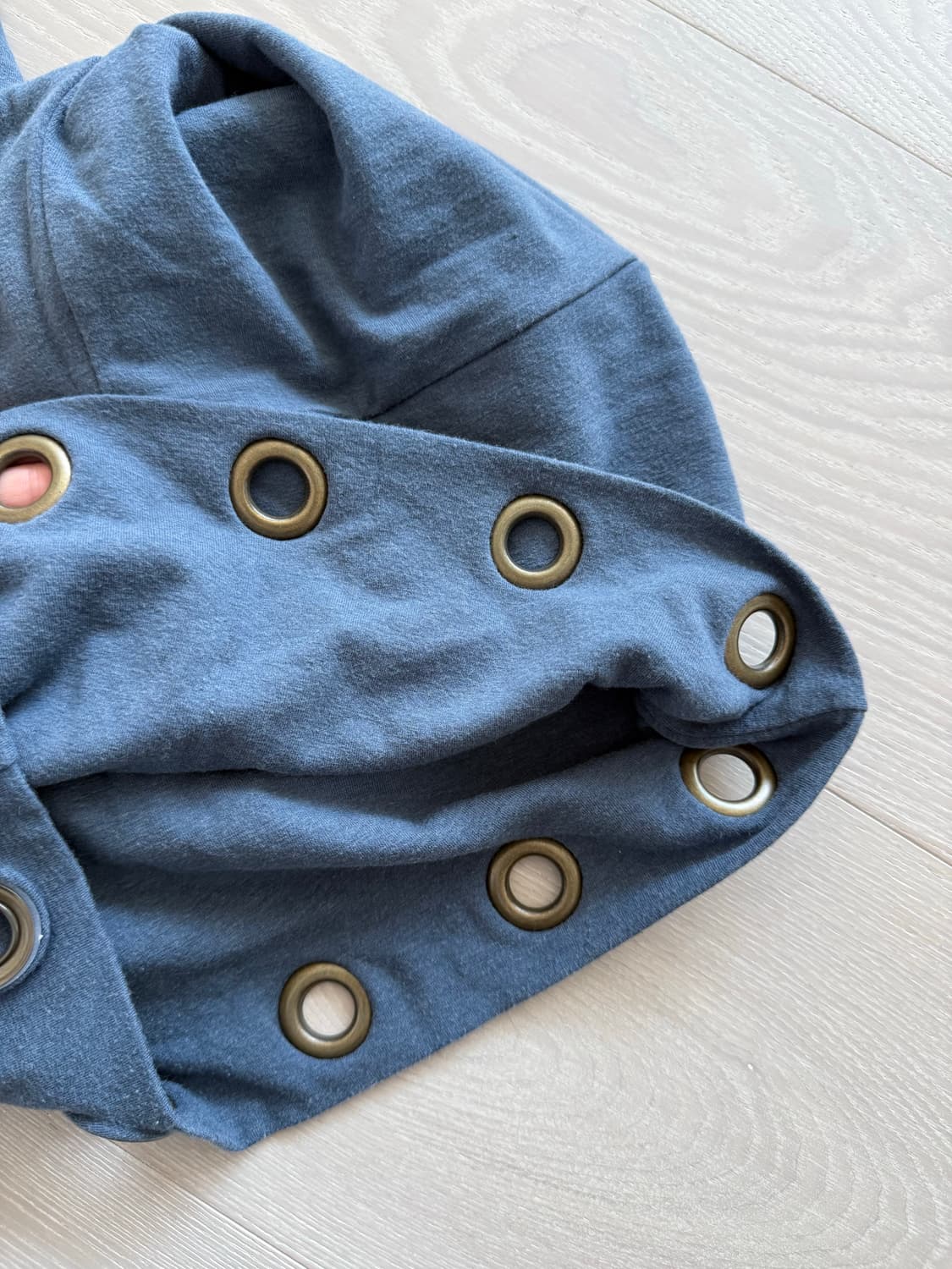 지지비샤 아일렛 팬츠 블루 상품이미지7