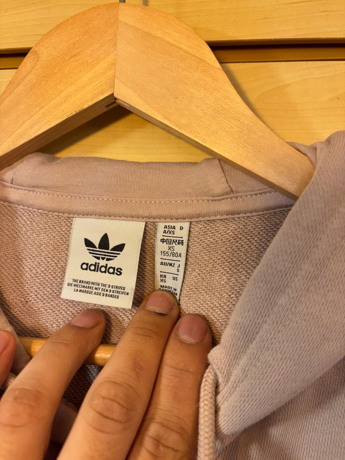 아디다스 크롭 후드티  무배 상품이미지3