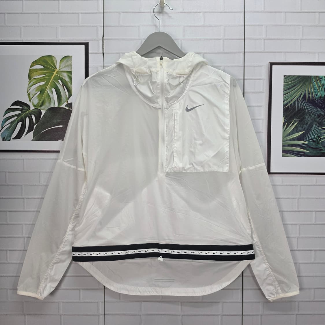 나이키 러닝 후드 반집업 바람막이 자켓 L사이즈 상품이미지1