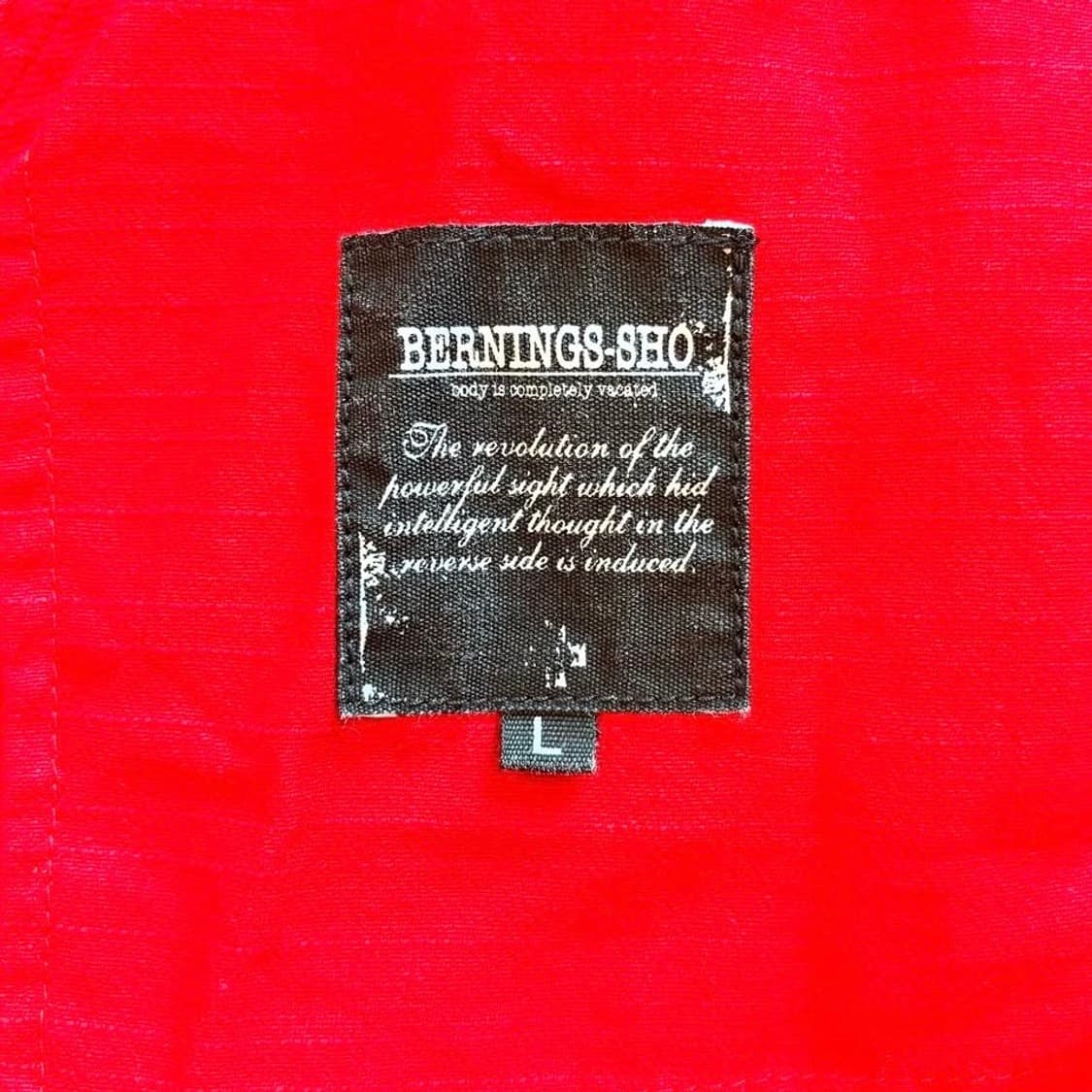 Bernings-Sho 라이더 코튼 자켓 상품이미지9