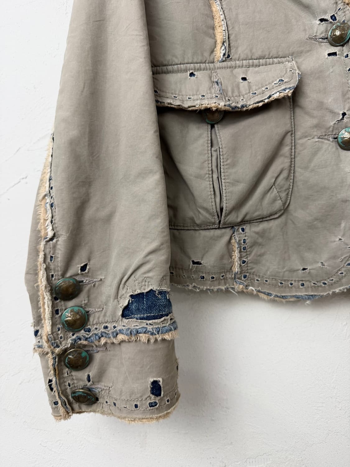 SISTEMATIC 디스트레스드 자켓 상품이미지3