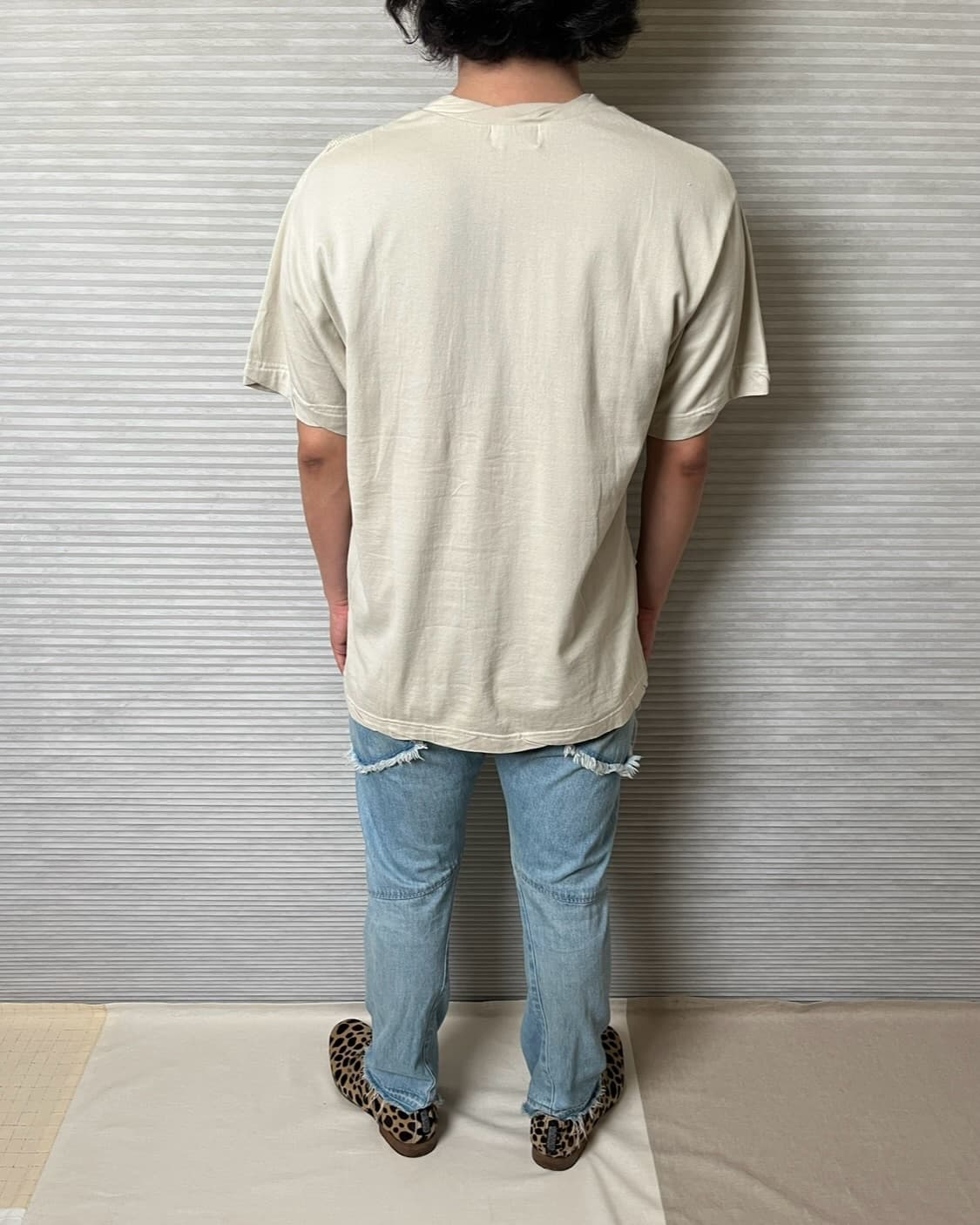 Gomme homme 텍스처 믹스 티셔츠 고무옴므 상품이미지8