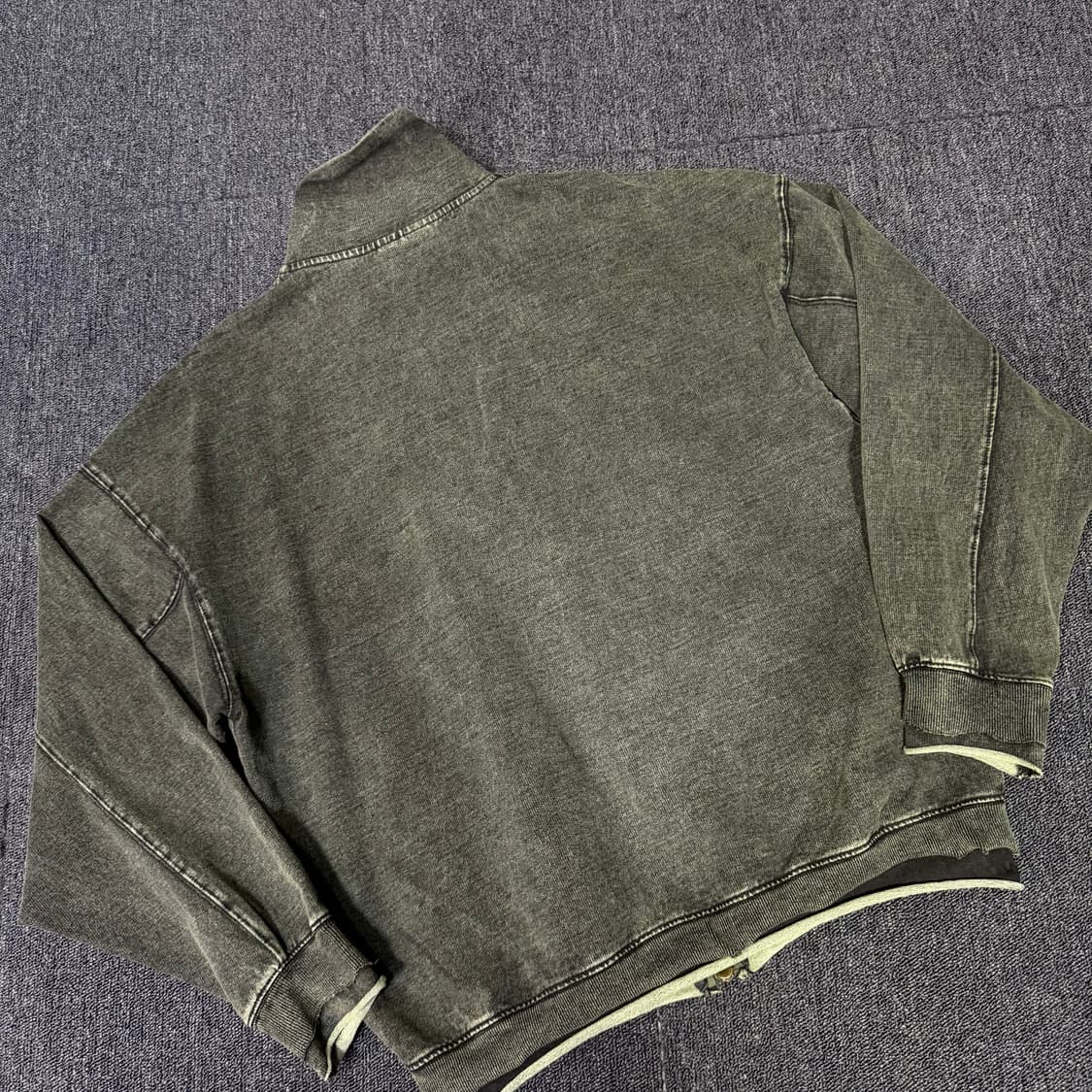 펜필드 페이디드 인디고 카키 풀집업 상품이미지8