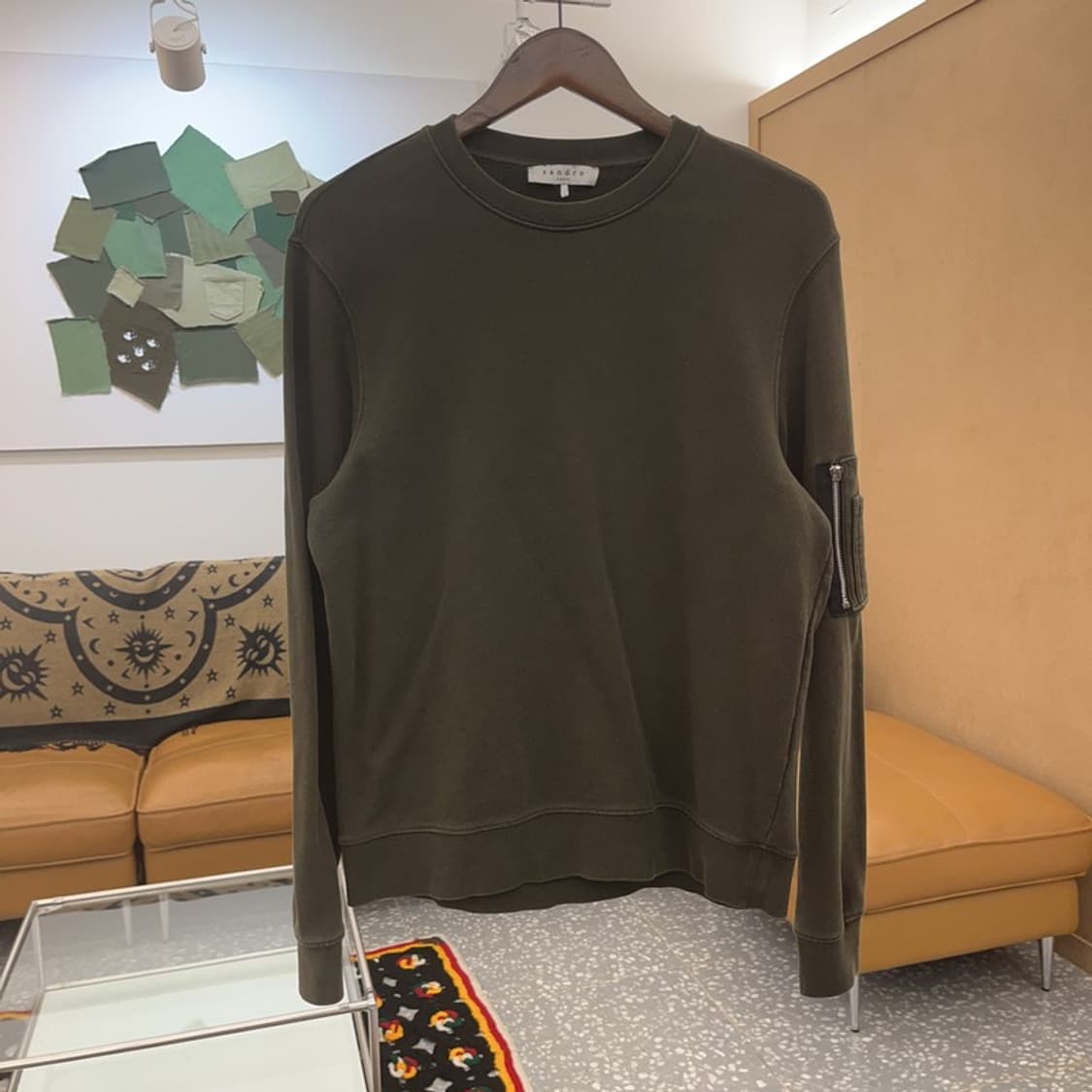 산드로 옴므 MA-1 맨투맨 스웻셔츠 95 C07322 상품이미지3