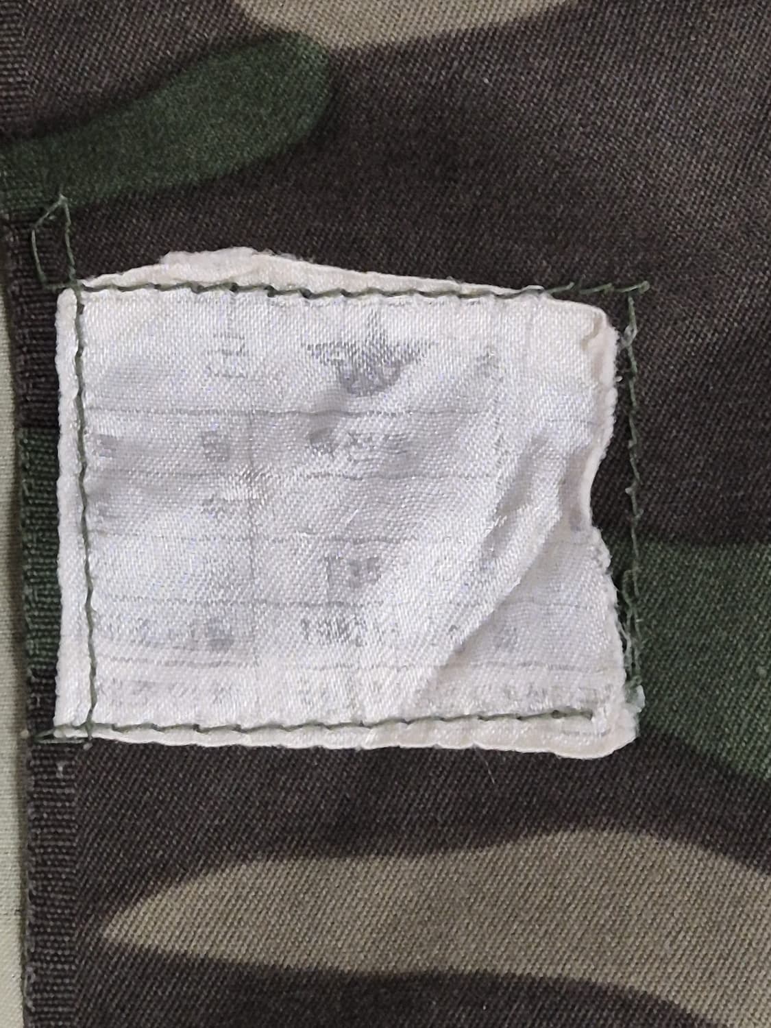 육군 구형 9공수특전여단 중사 초기형 독사복 전투복 상의 자켓 (S) 상품이미지10