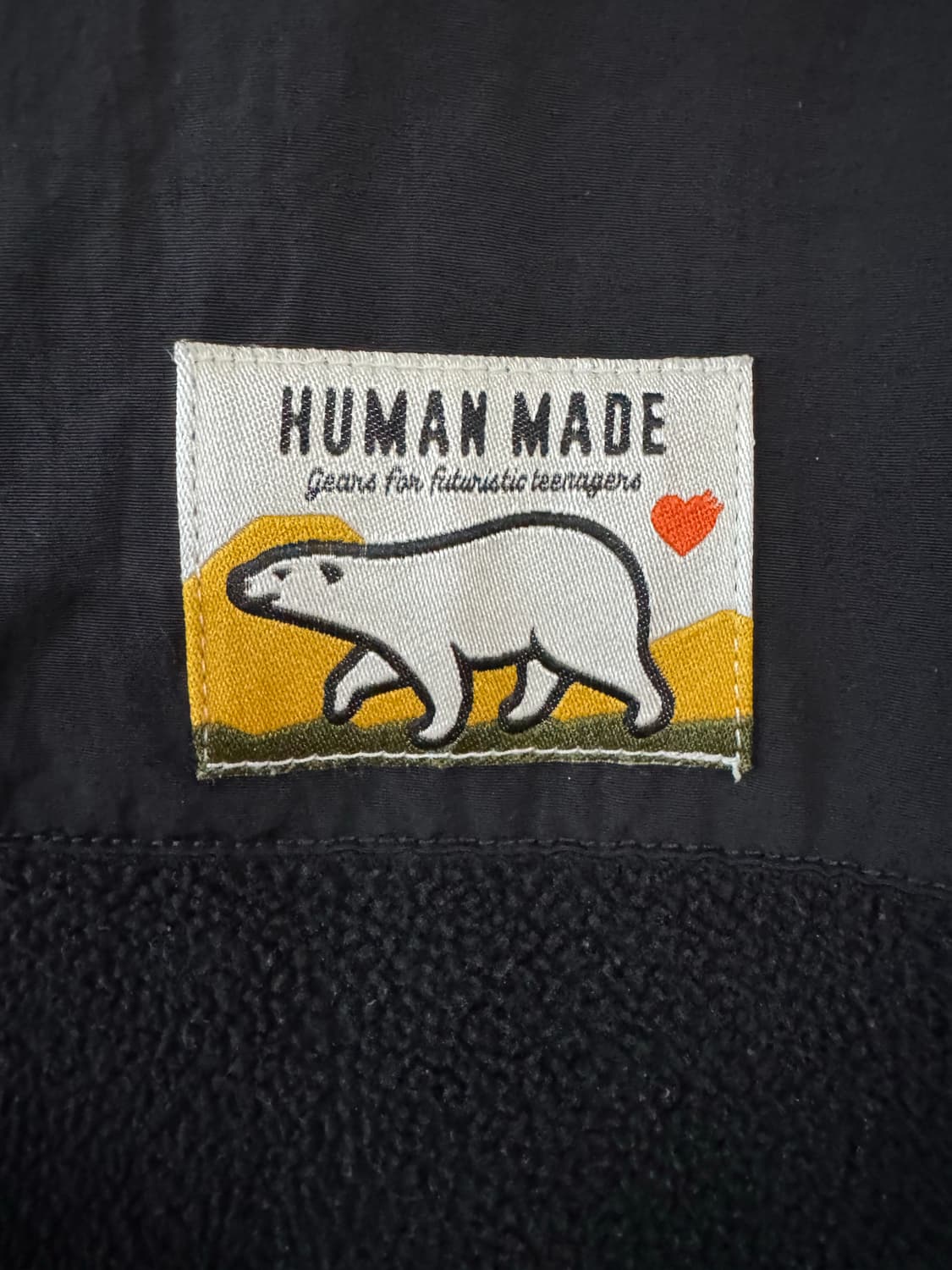 휴먼 메이드 플리스 자켓 블랙 상품이미지2