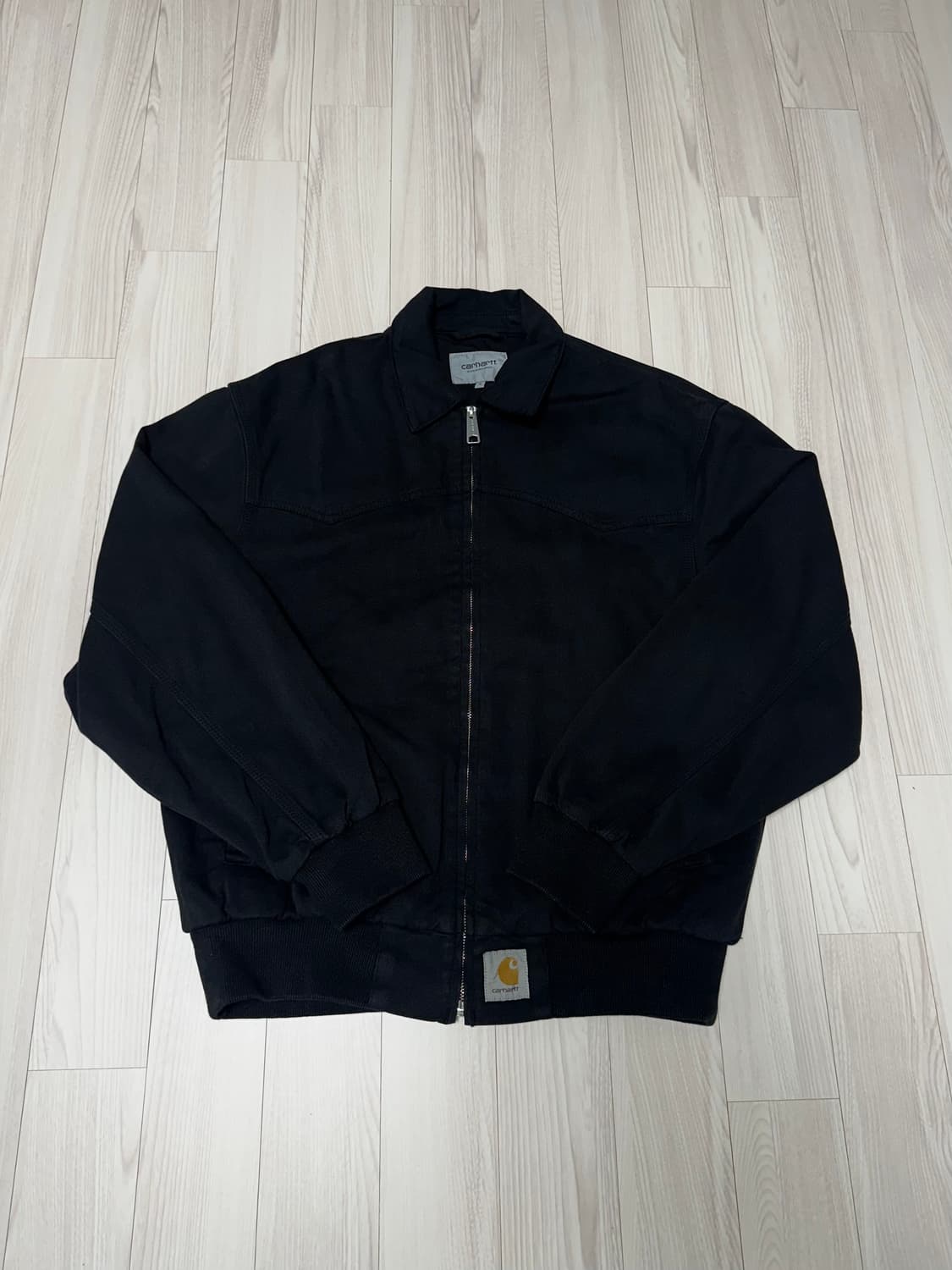 칼하트WIP OG 산타 페 자켓 블랙 가먼트 다이드 S 상품이미지1