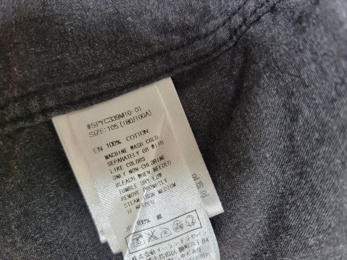 스파오포맨 SPAO for men 드레스 셔츠 105 블랙 상품이미지10