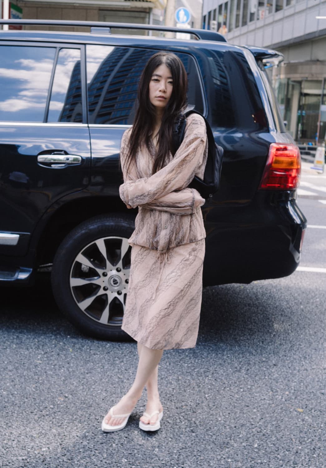 [F]퍼버즈 26ss 빈티지 패브릭 체크 셔츠/베이지 상품이미지3