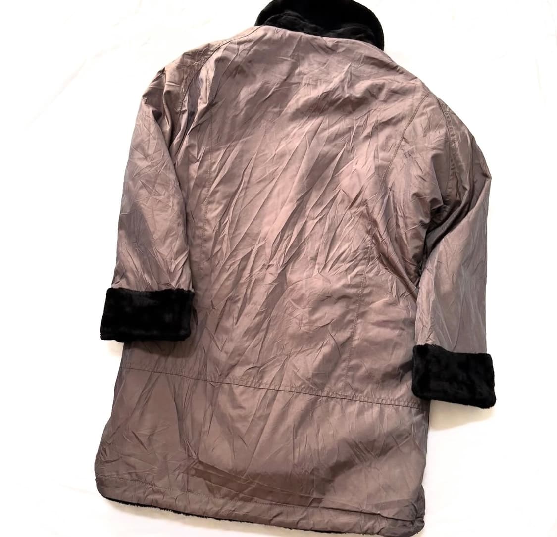 White Itariyard - 리버시블 퍼 코트 상품이미지4