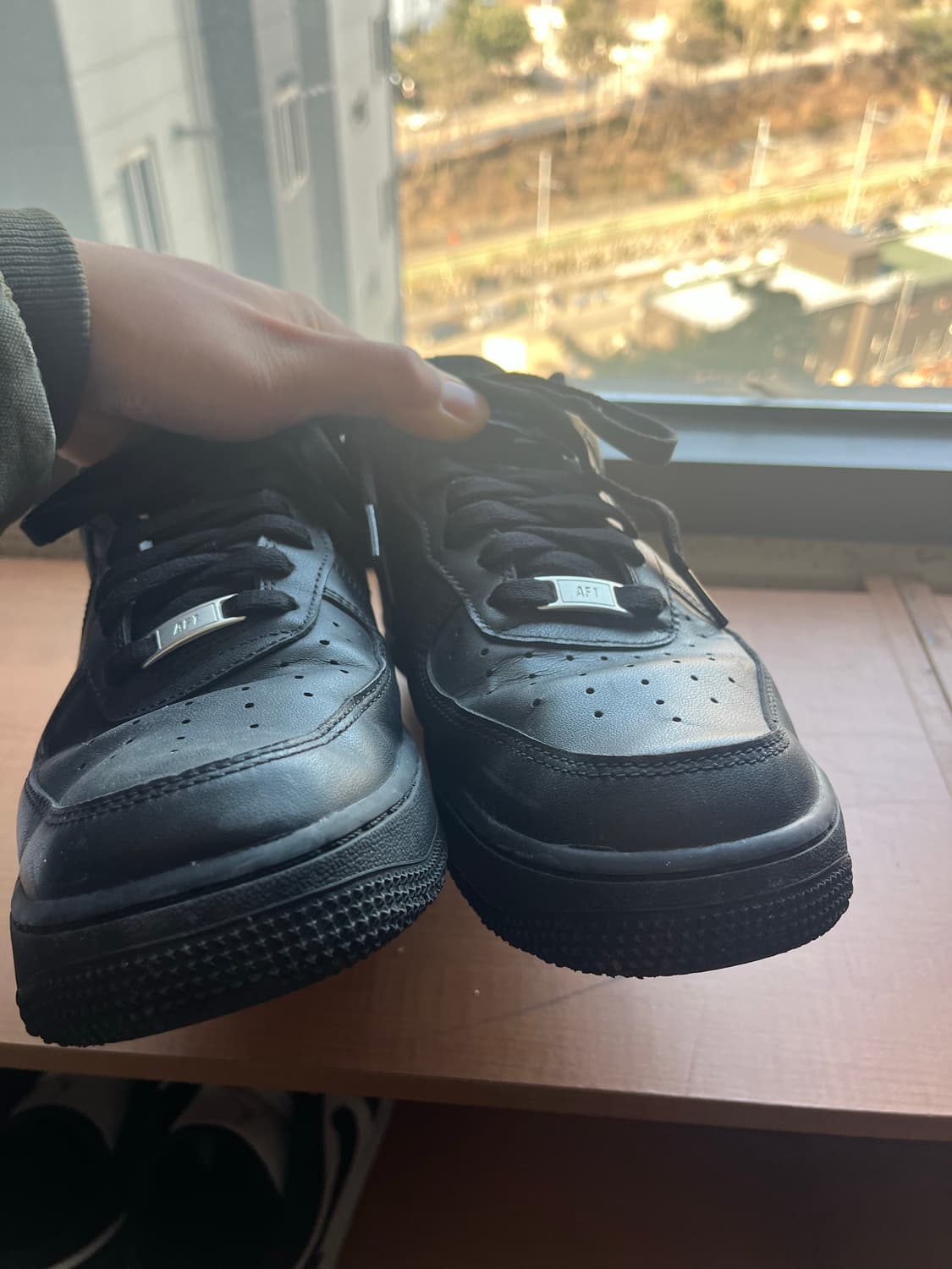 에어포스 올블랙 280 상품이미지5