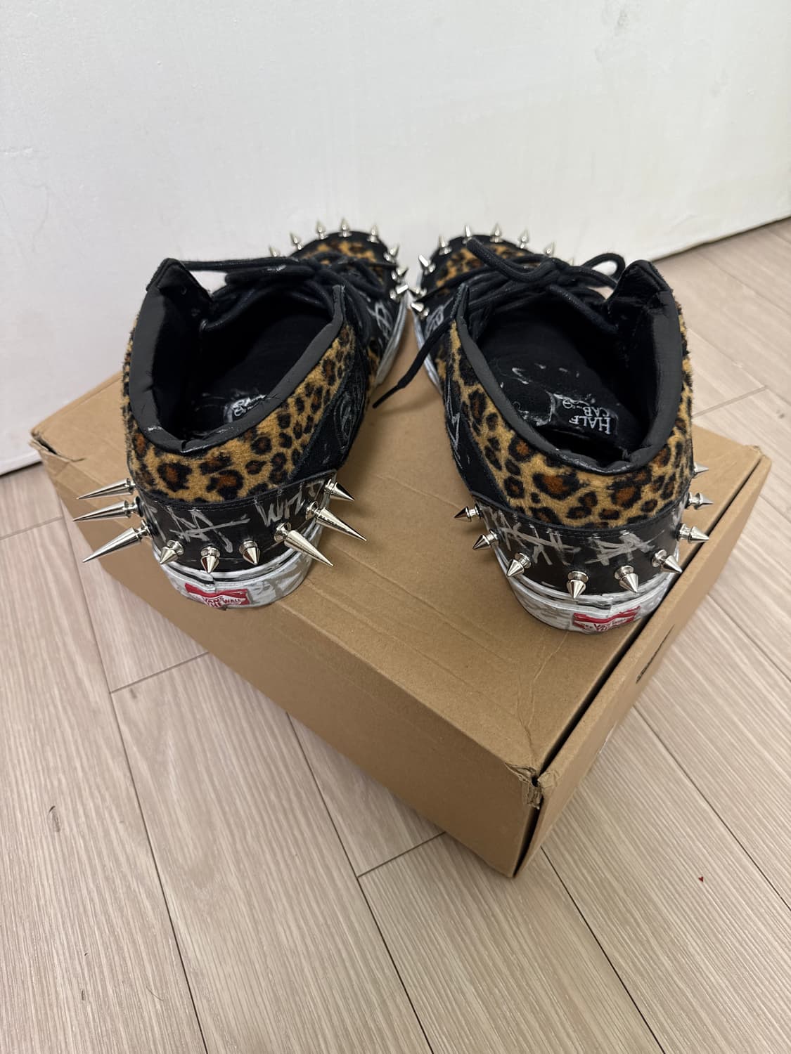 Revenge Madeo 디자이너 반스하프캡 레오파드 커스텀 슈즈 상품이미지6