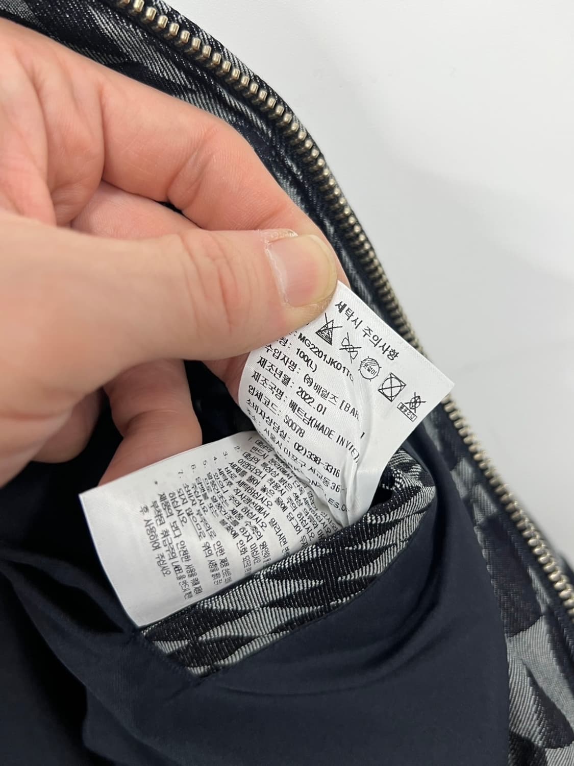 마크곤잘레스 체크 패턴 백로고 프린팅 자켓 상품이미지7