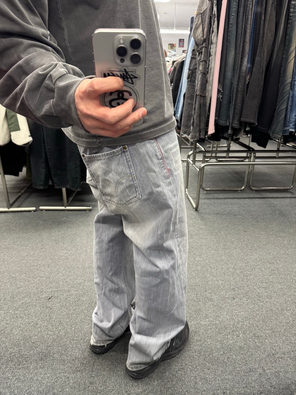 OS)리바이스 빈티지 그레이 엔지니어드 팬츠 상품이미지1