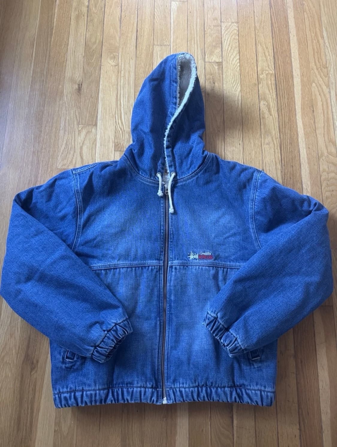 스투시 데님 쉐르파 워크 자켓 XL 상품이미지5