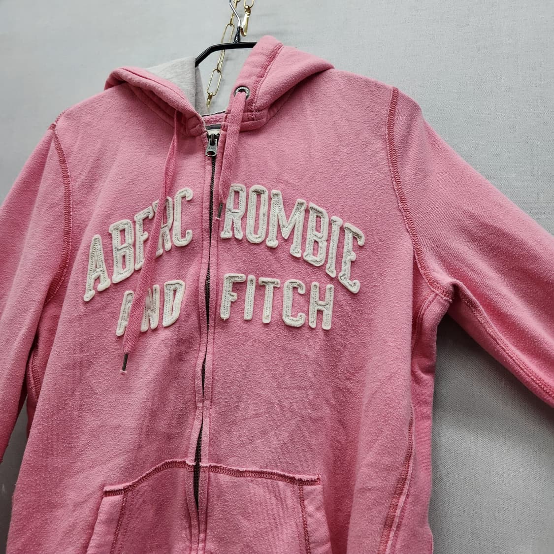아베크롬비 로고 투웨이 후드집업 M 상품이미지3