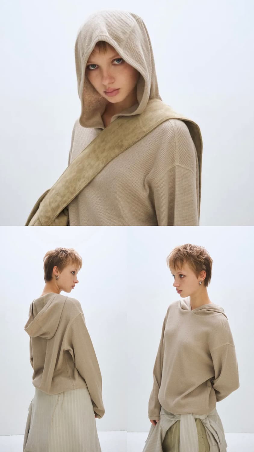 플리즈프로젝트 와플 후드 상품이미지2