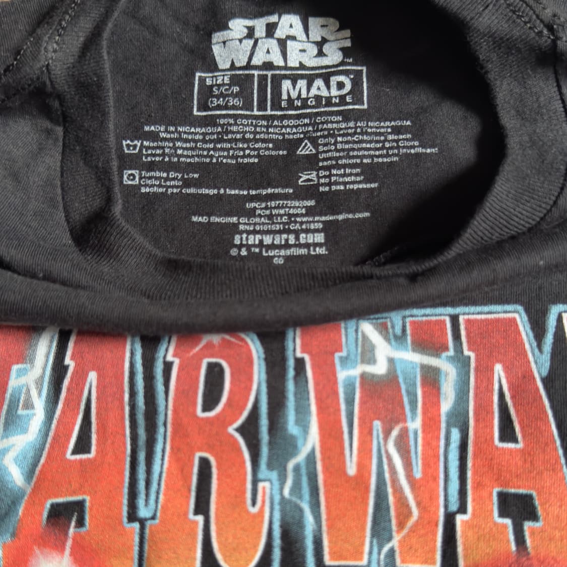 빈티지 스타워즈 다스베이더 90s 티셔츠 상품이미지2