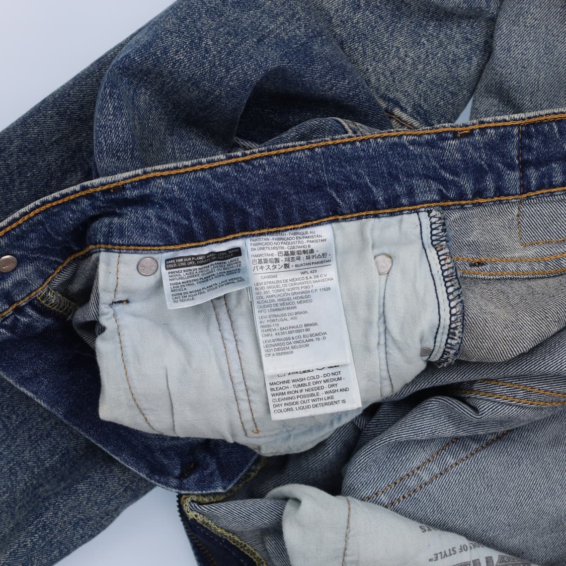 W32L30 리바이스 502 데님 0210H2 상품이미지5