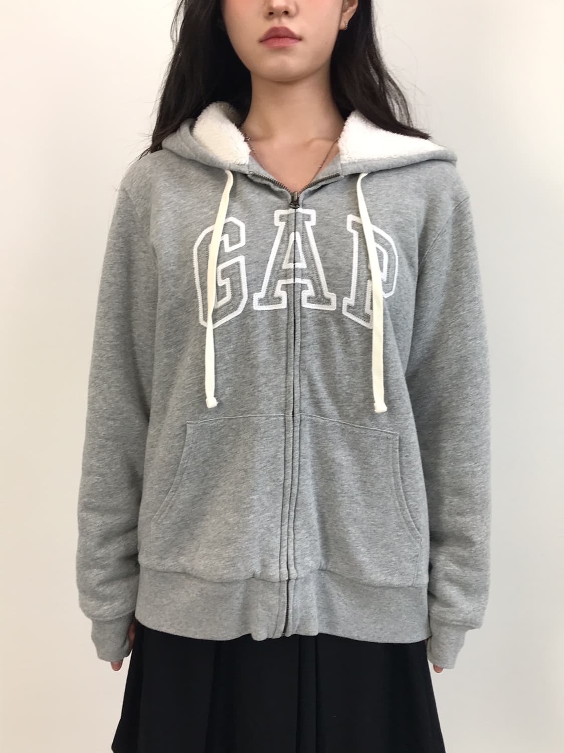 GAP Light Grey Hoodie Zip Up 상품이미지2