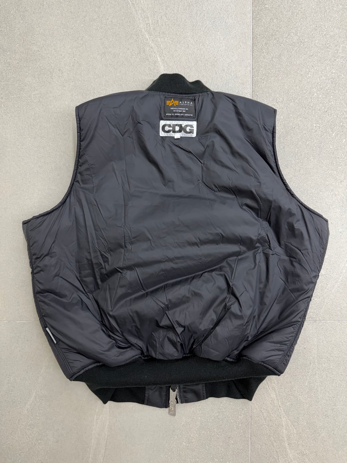 꼼데가르송 CDG X 알파인더스트리 MA-1 베스트 조끼 집업 상품이미지5