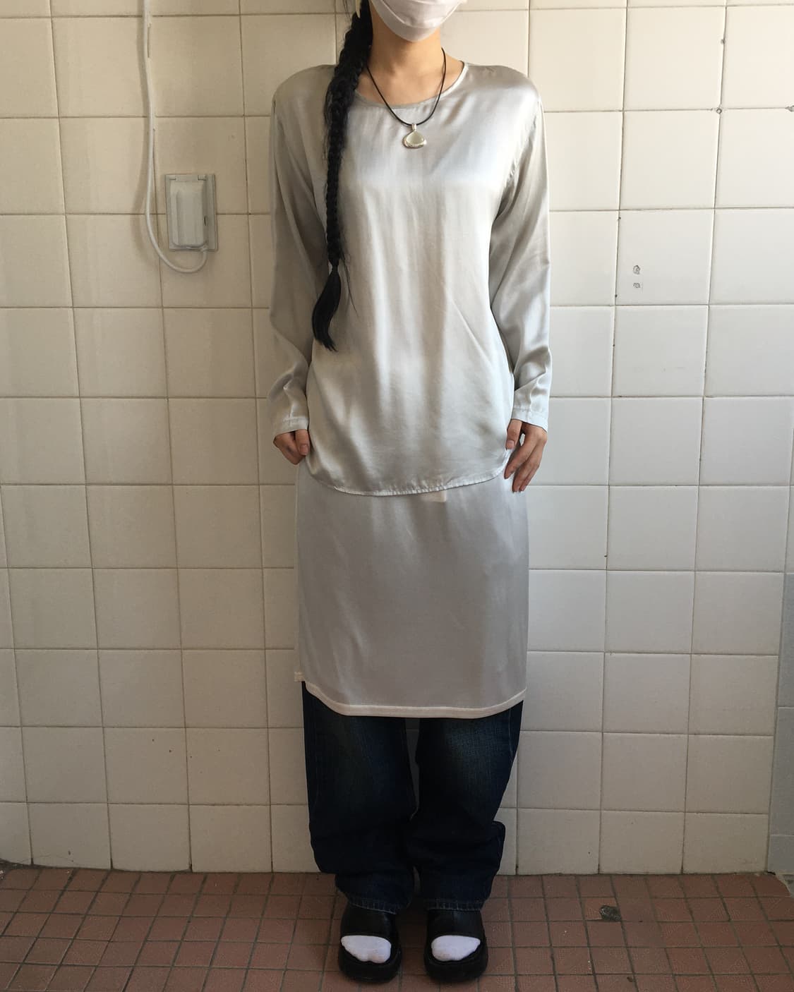 Glossy blouse 상품이미지5