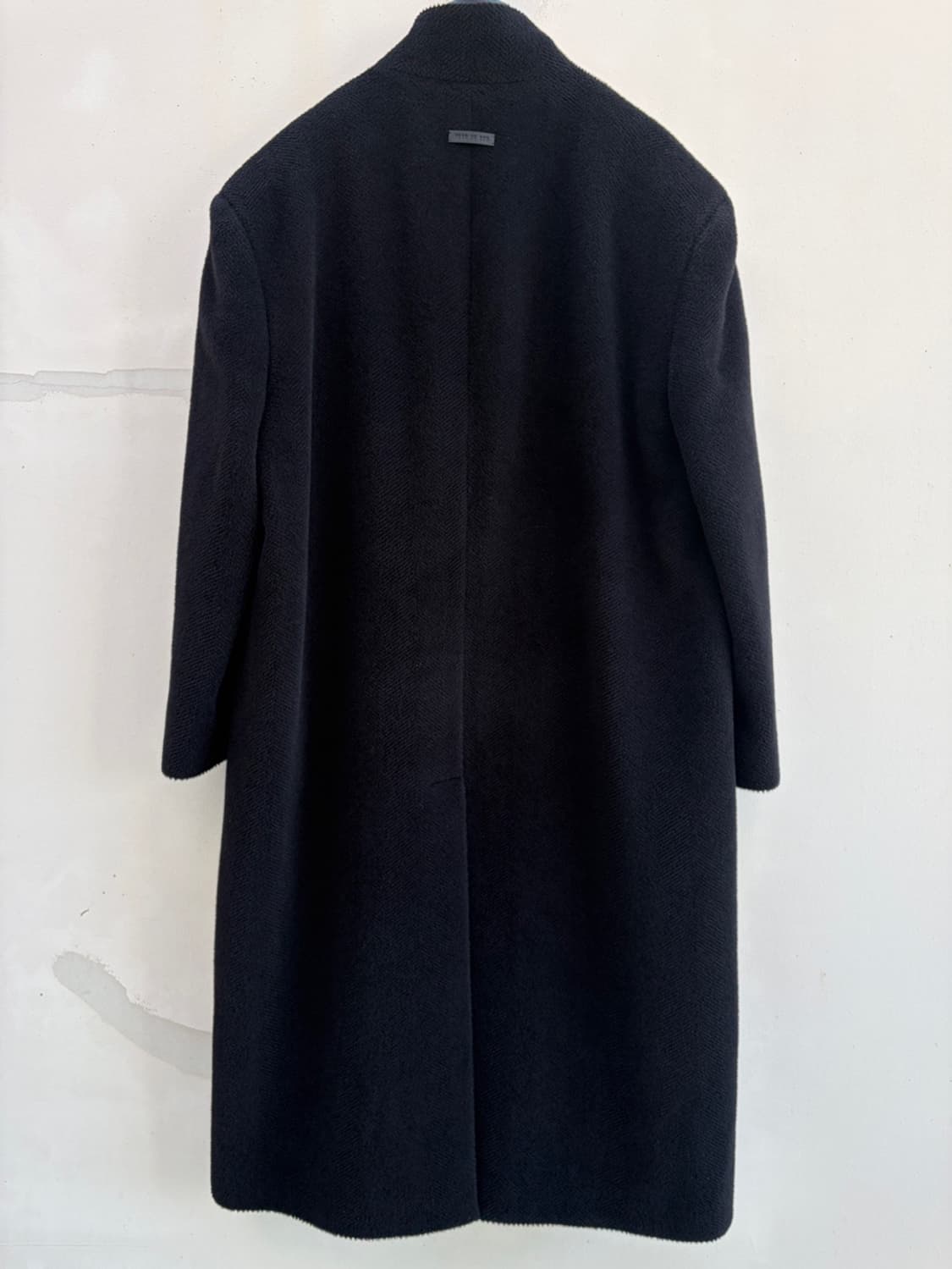 피어오브갓 24FW 8th 더블 브레스티드 라펠리스 코트 fog 제냐 상품이미지4