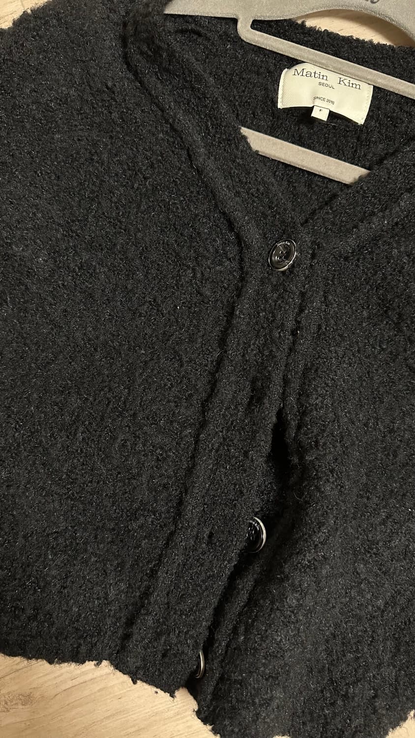 (W) Matin Kim crop cardigan 마뗑킴 크롭 가디건 상품이미지5