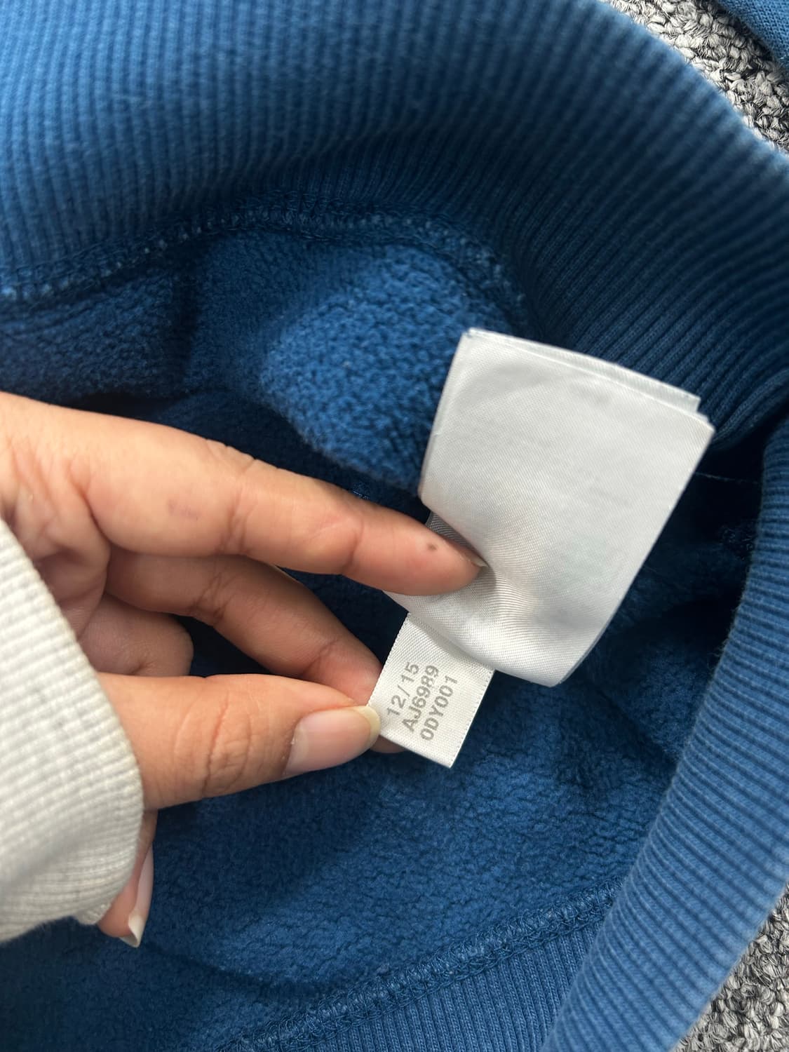 아디다스 빅파이어버드 블루 맨투맨 XL 상품이미지6