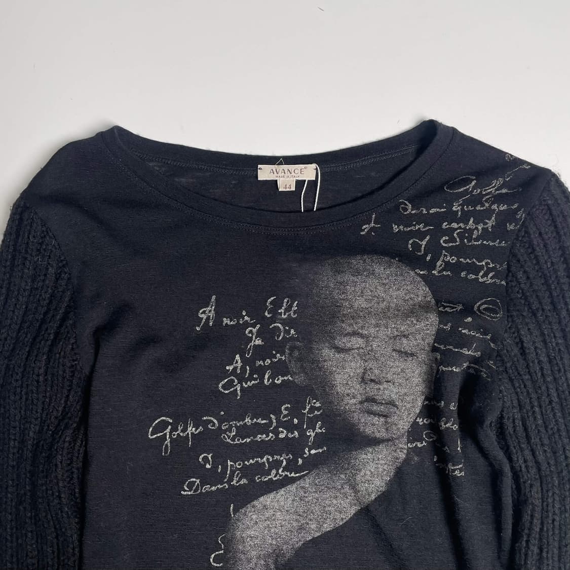 Avance 민머리 울 100 니트 (italy)   상품이미지3