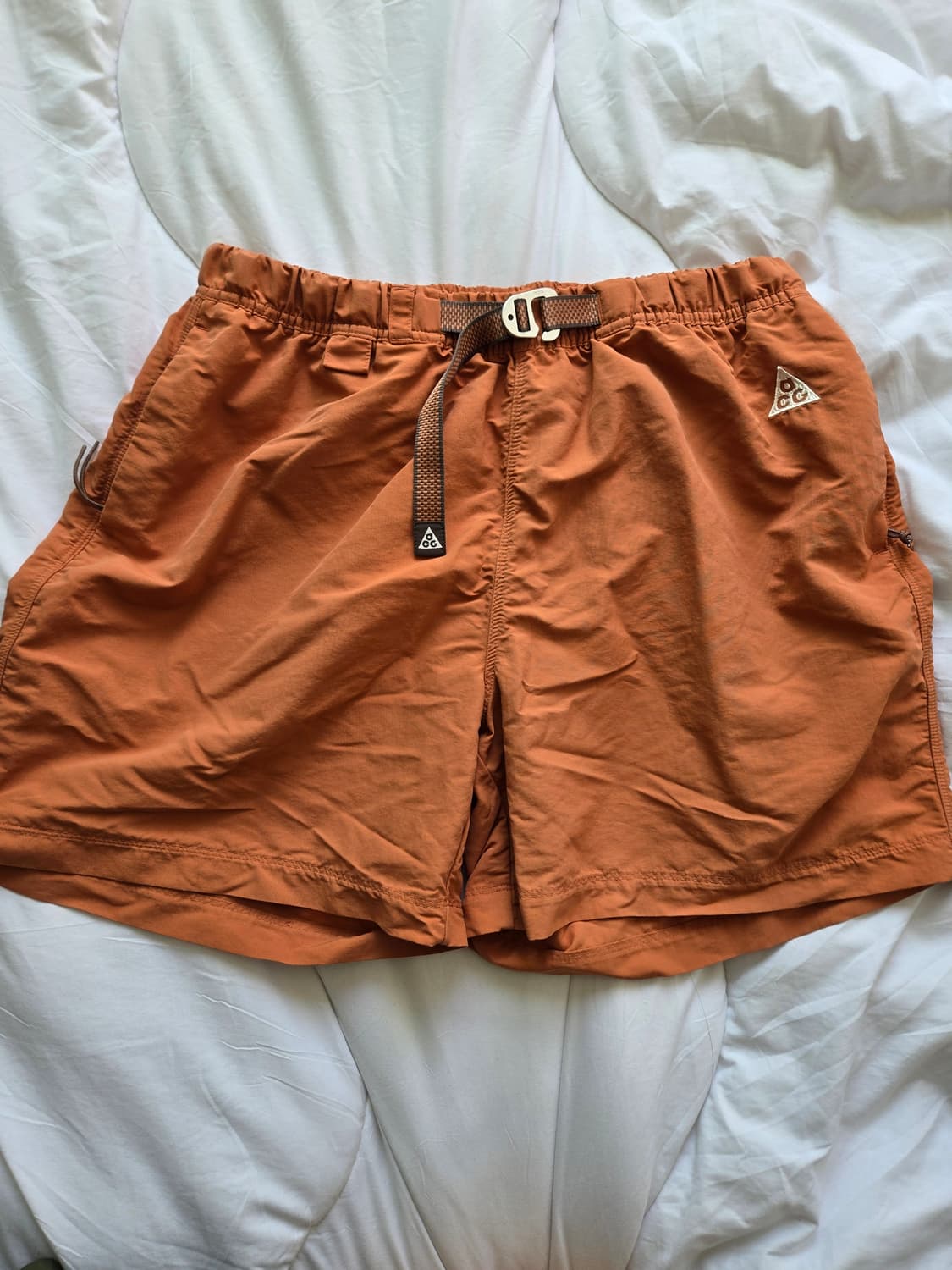 ACG 트레일 하이킹 쇼츠 팬츠 오렌지 상품이미지2