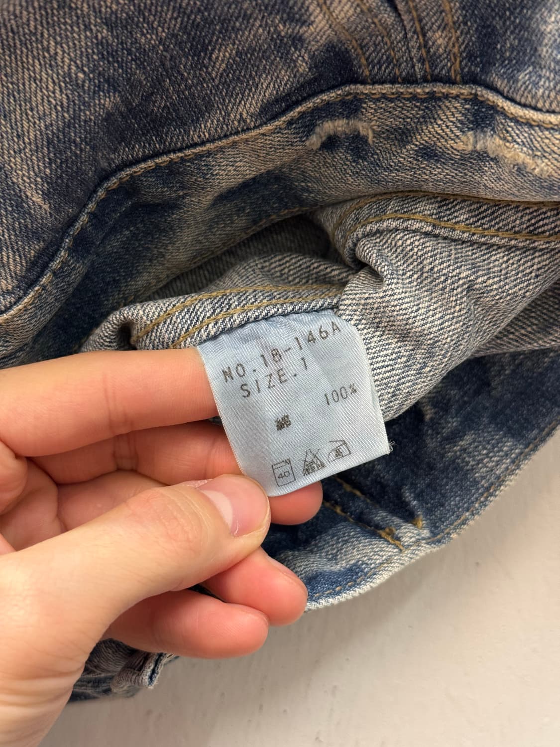 D.M.G 3rd Type Distressed Denim Trucker 상품이미지7