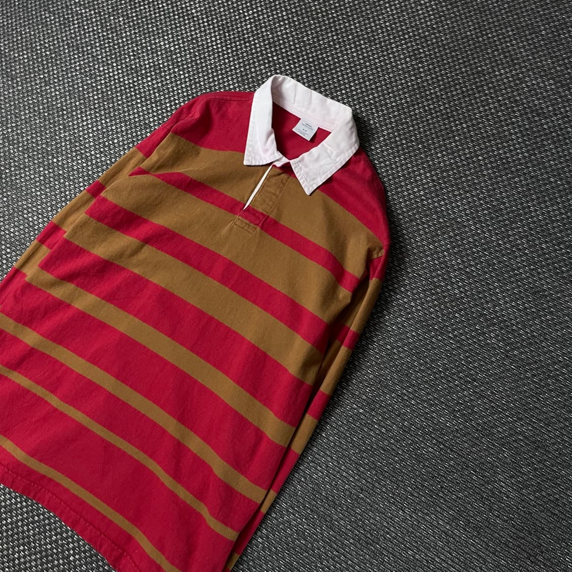 어반아웃피터스 레드 브라운 단가라 pk 카라 긴팔 티셔츠 M 상품이미지4