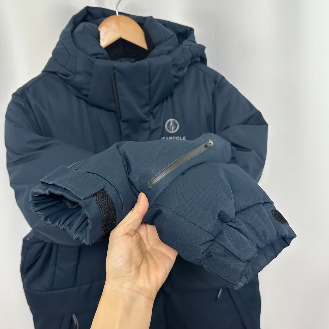   빈폴 남자 거위털 패딩 네이비 상태굳굳 105 상품이미지9